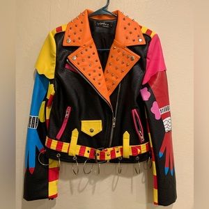 LARGE Nevada Screams Leather Jacket